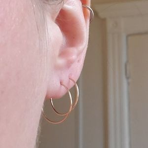 Small Gold Hoop Earrings